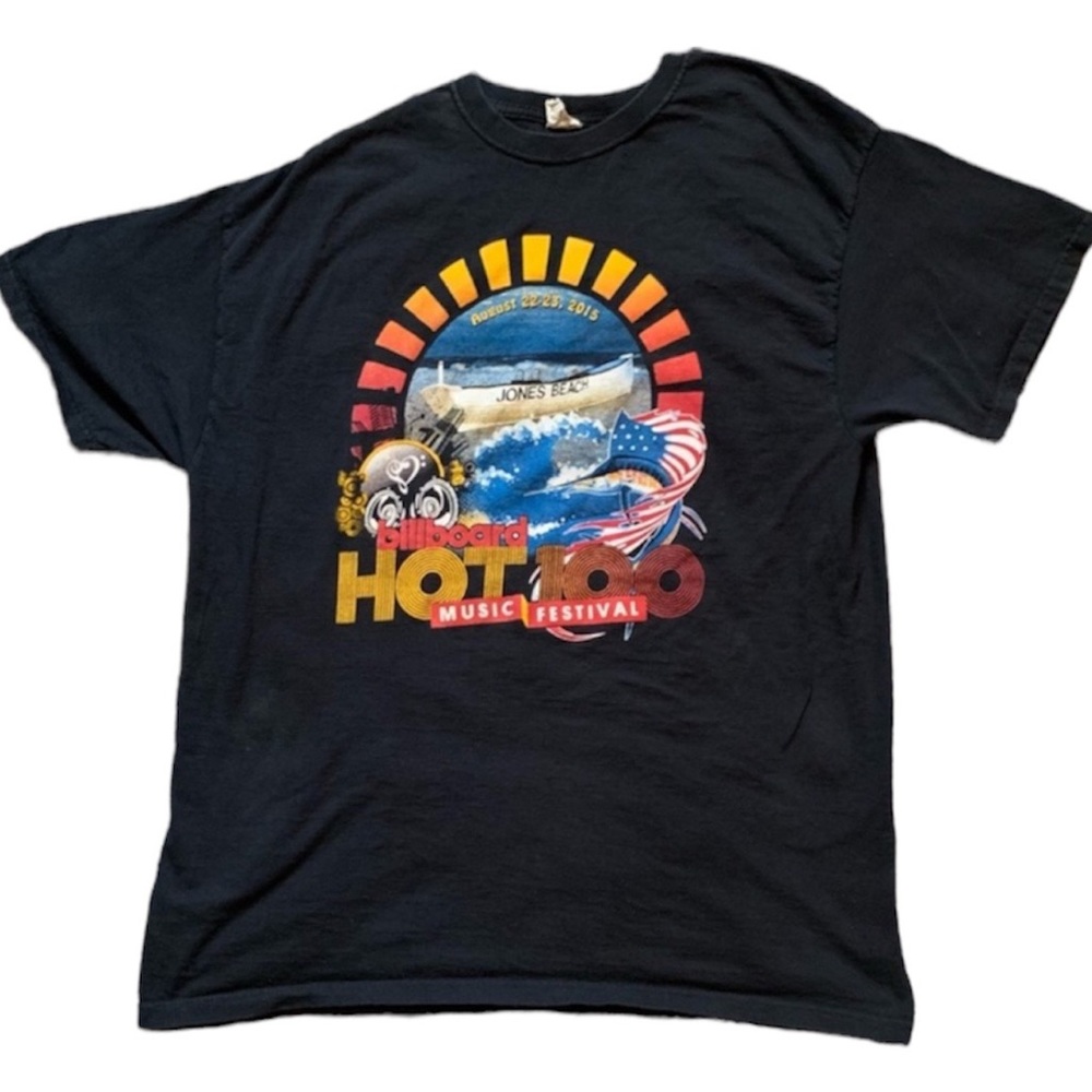Vintage Billboard Hot 100 Music Festival Tshirt